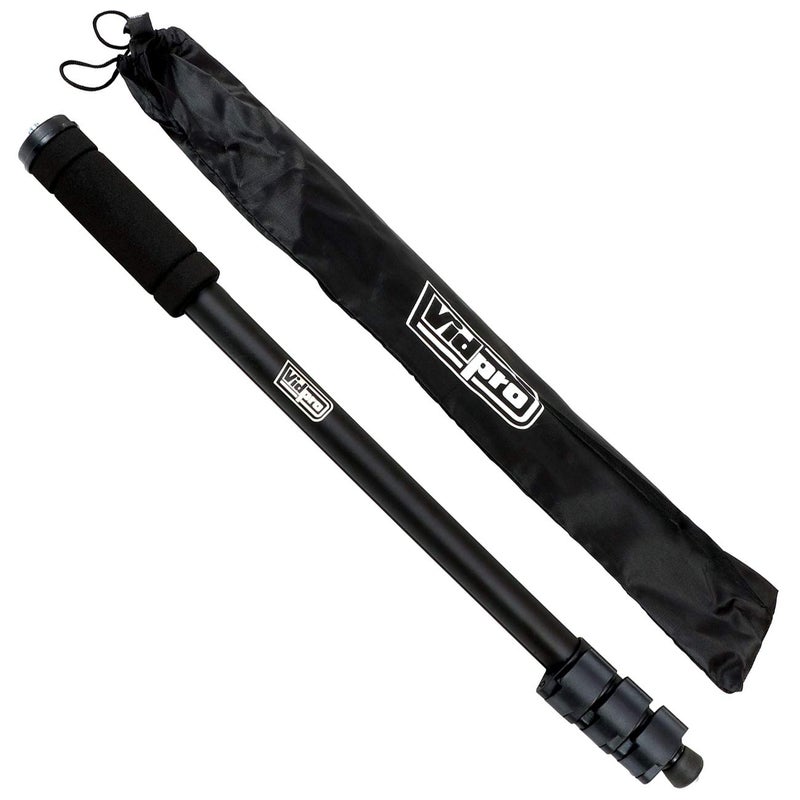 Vidpro 67-inch Pro Monopod with Case - Durable Lightweight Portable Mount - Adjustable 3 Section Leg with Locks Retracts to 21" Fits Most Cameras Camcorders and More Suitable for Indoor/Outdoor Use - Image 2